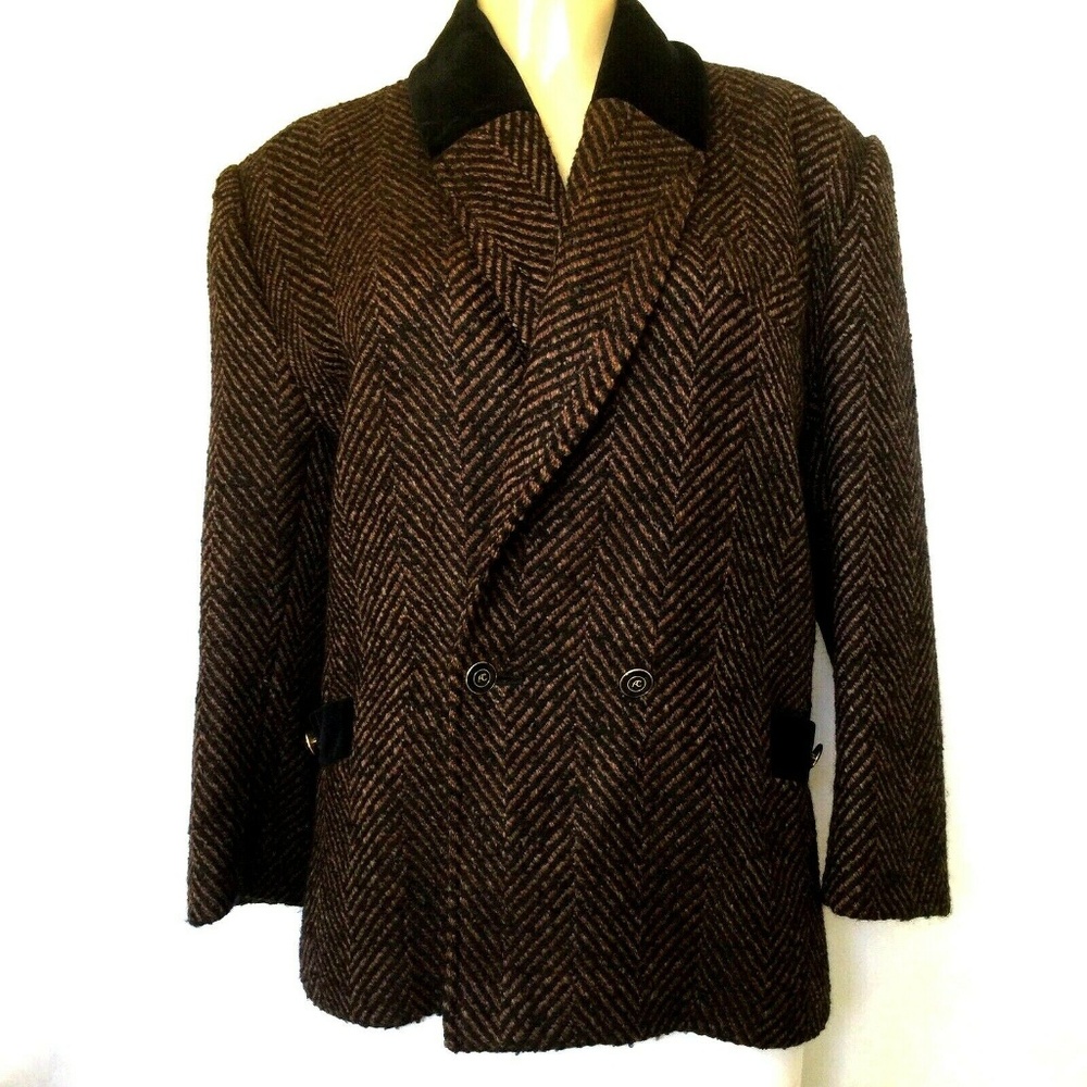 Nemil Armando Calo Blazer Jacket Coat Herringbone